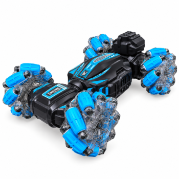 2.4GHz RC Stunt Car with 360° Rotation, Double-Sided Driving & Spray Function | Remote Control Rock Crawler Toy